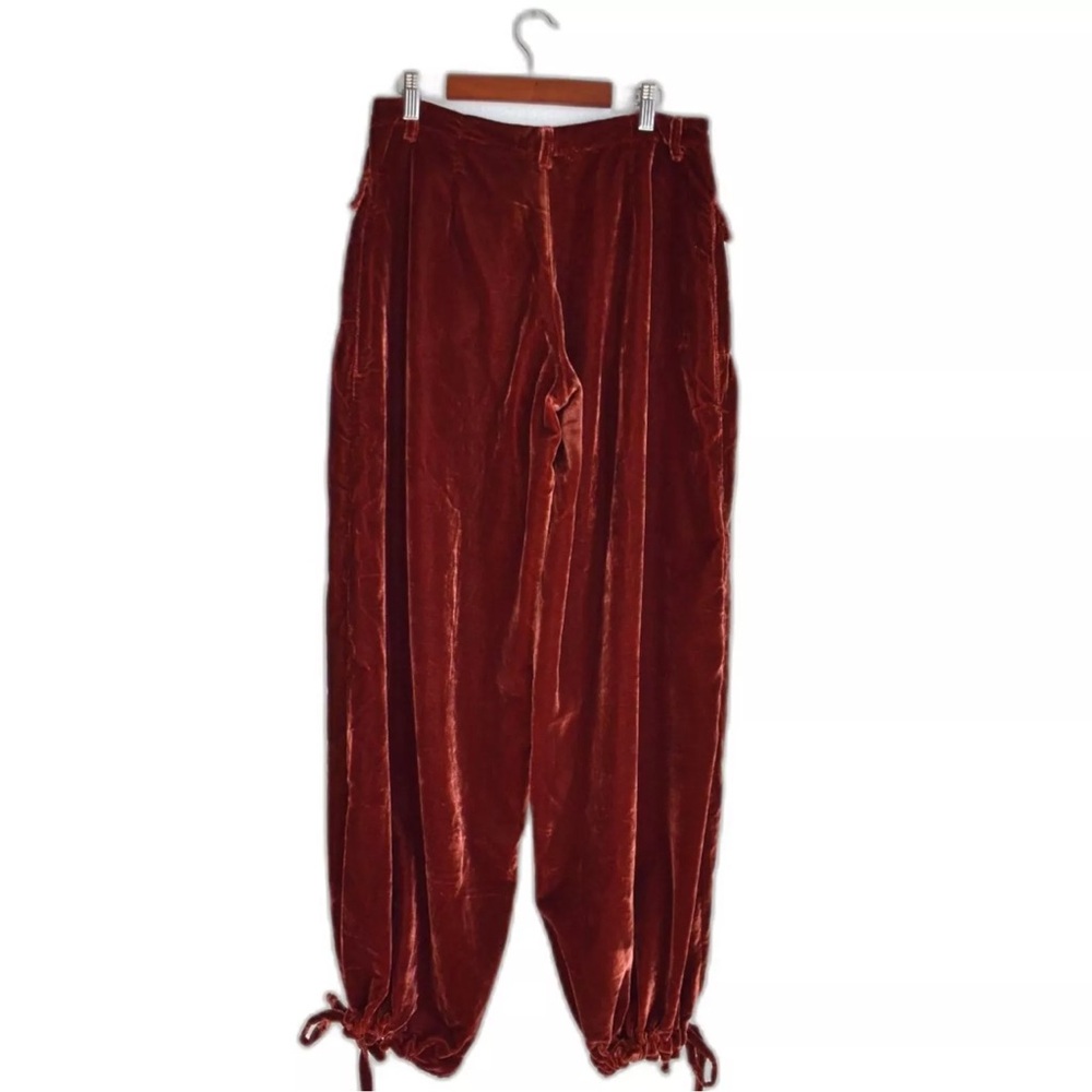 NWOT Free People Lotus Velvet Relaxed Straight Leg Pants - Picture 14 of 15